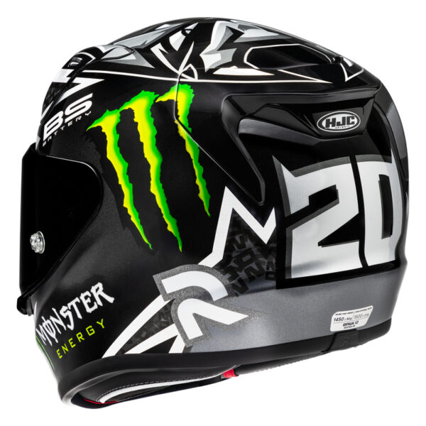 Kask HJC RPHA12 QUARTARARO REPLICA BLACK - obrazek 5