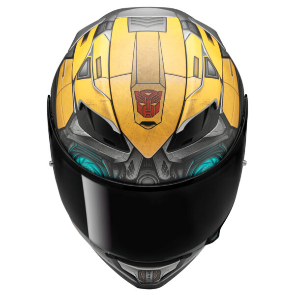 Kask HJC F71 BUMBLEBEE HASBRO YELLOW/BLACK - obrazek 4